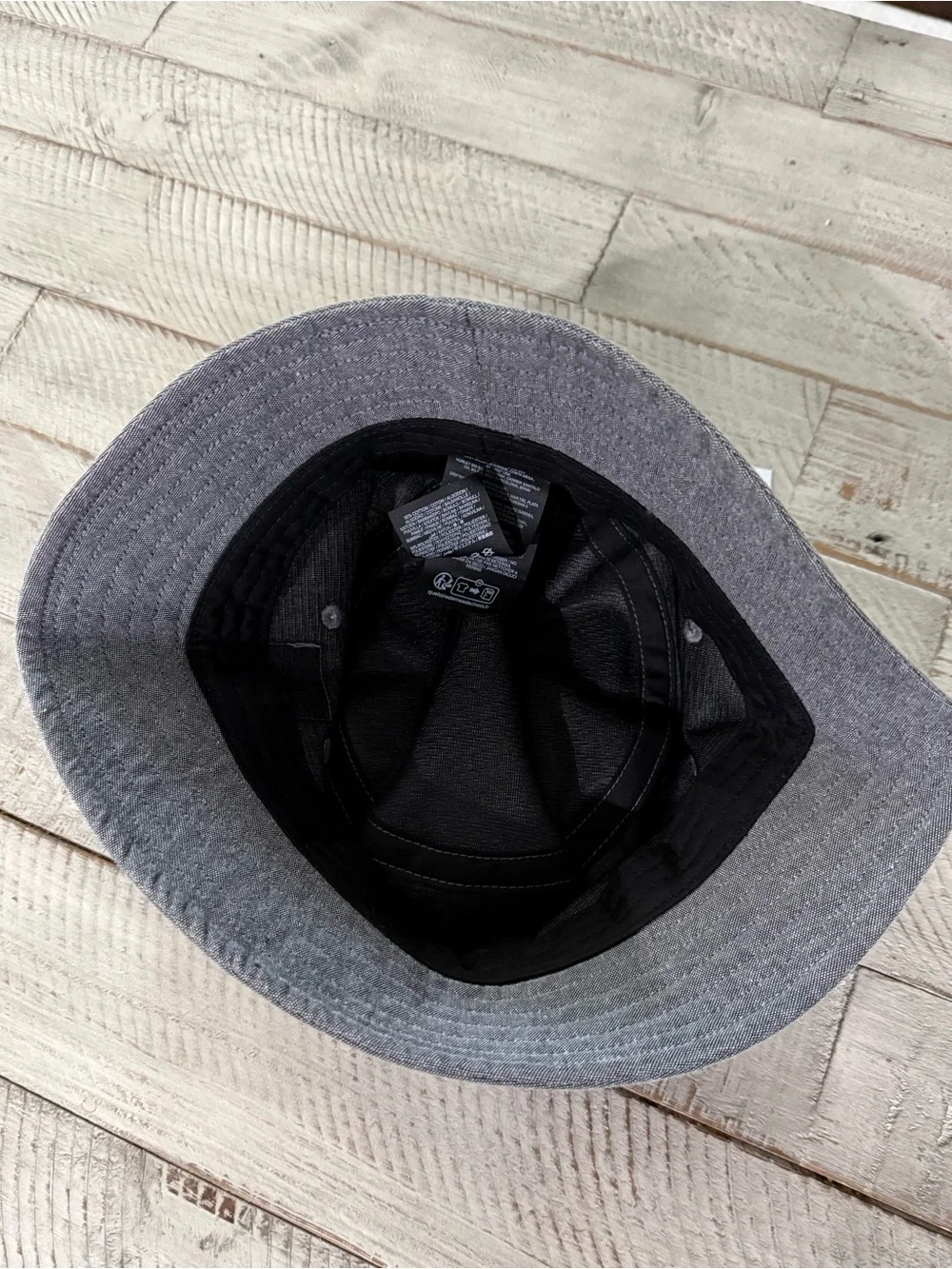 Hurley Kids Gray Bucket Hat with 'Surf & Enjoy' Patch
